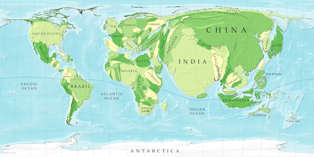 world map 2012